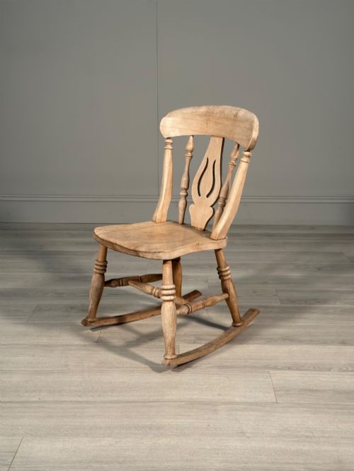 Small Antique Country Rocking Chair