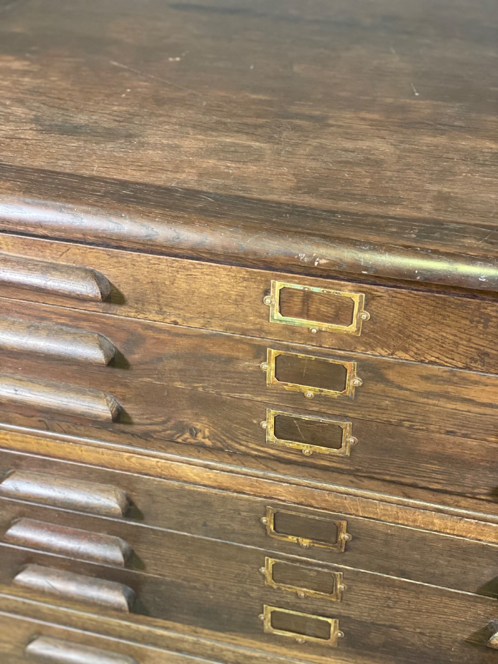 Early 20th Century Oak Plan chest View VI