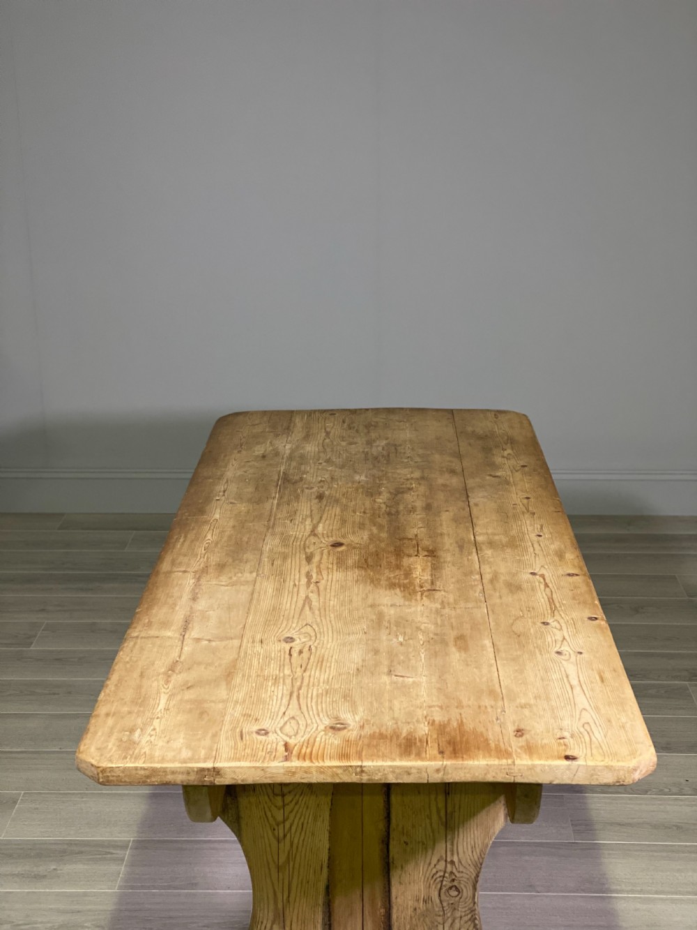 19th Century Pine Refectory Table View IX