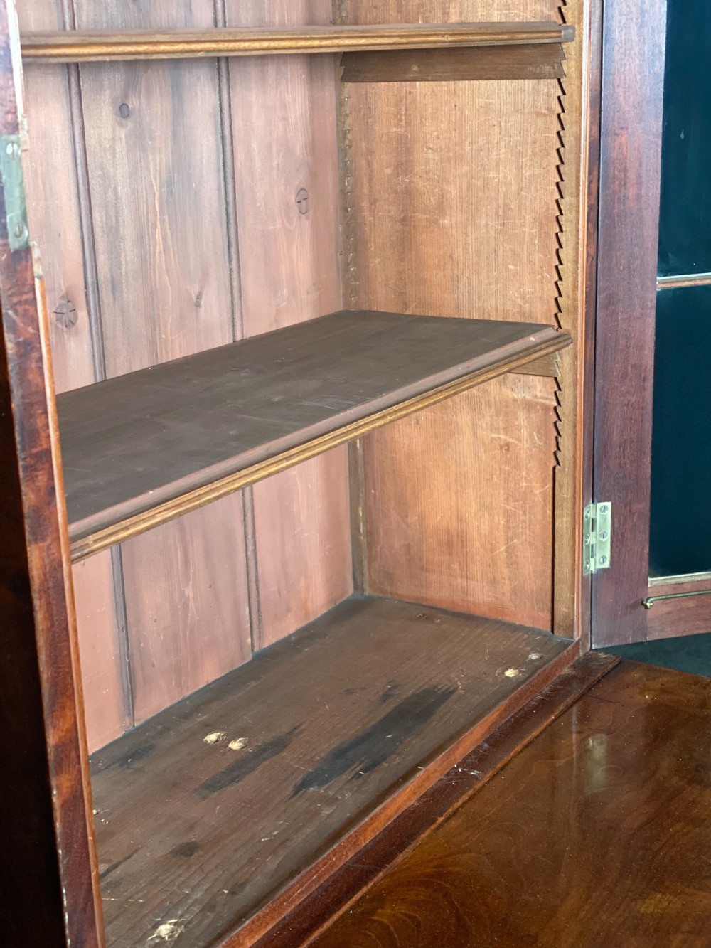 19th Century Bookcase Writing Desk View XI