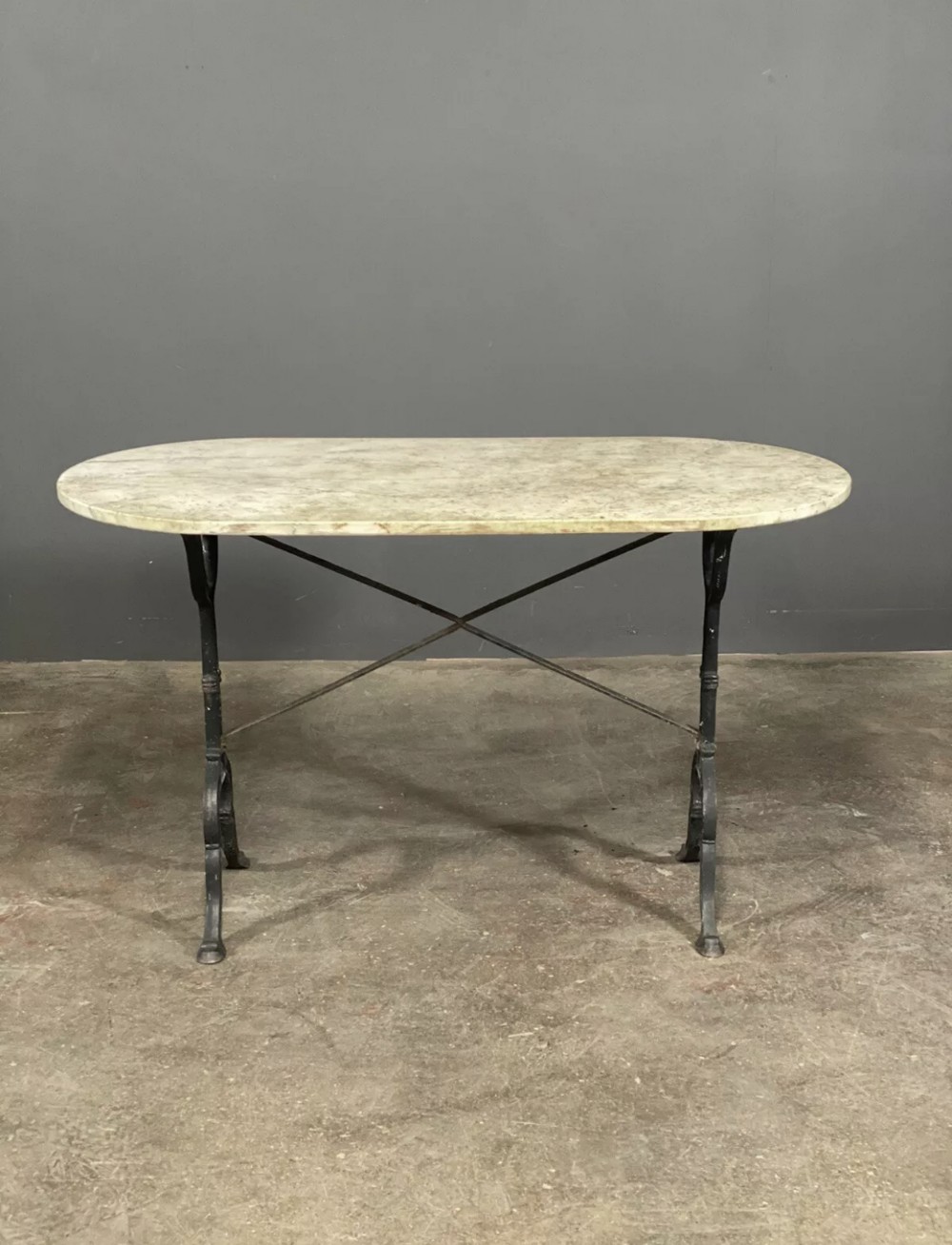 Vintage Italian Marble Bistro Table