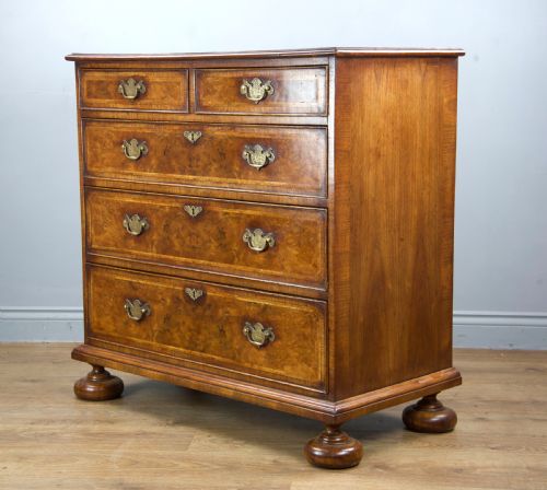 Antique Queen Anne  Walnut Chest of Drawers