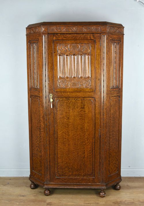 Carved Oak Hall Robe