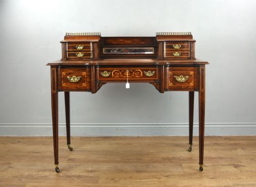 Inlaid Rosewood Ladies Writing Desk Jas Shoolbred & Co