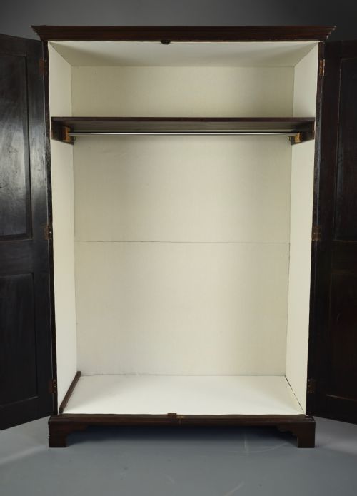 fig 1. Georgian mahogany wardrobe