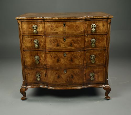 Burr Walnut Chest of Drawers