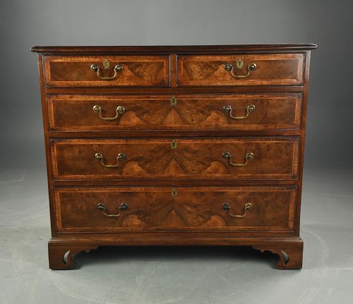 Georgian Walnut Chest of Drawers