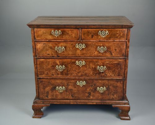 Queen Anne Walnut Chest of Drawers
