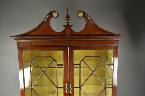 fig 2. Georgian mahogany bureau bookcase