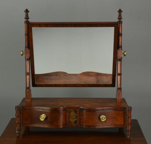 Georgian Mahogany Dressing Table Mirror