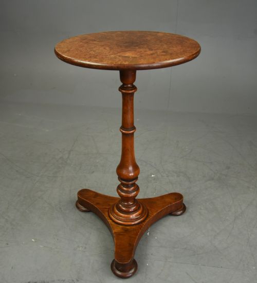 Victorian Walnut Lamp Table