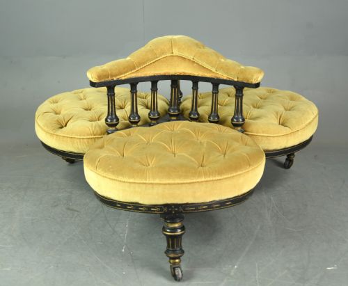Victorian Conversation Seat