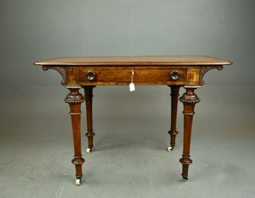 fig 1. Victorian burr walnut ladies writing table