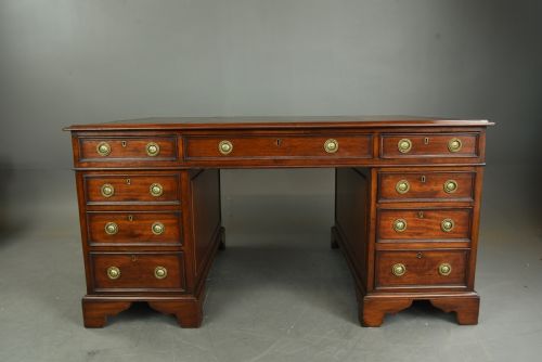 Victorian Partners Desk S & H Jewell