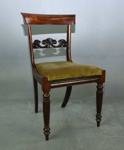 fig 1. Set of eight Regency dining chairs