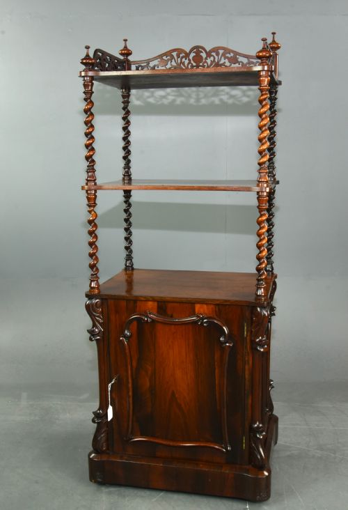 Victorian Rosewood Three Tier Whatnot