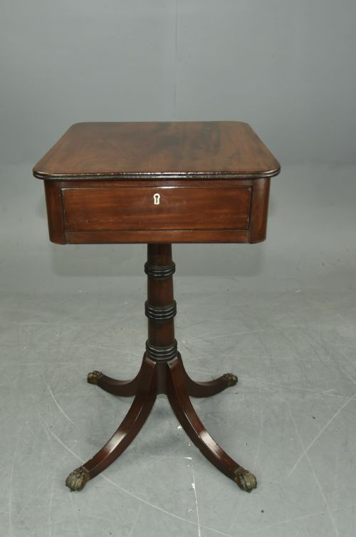 Regency Mahogany Lamp Table