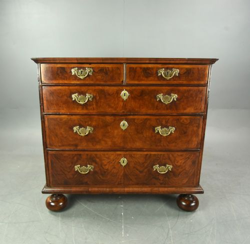 Queen Anne Walnut Chest of Drawers