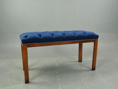 Georgian Mahogany Window Seat Stool