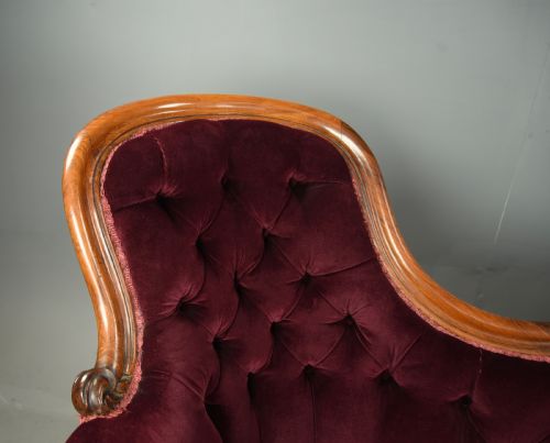 fig 1. Victorian Rosewood double ended sofa settee