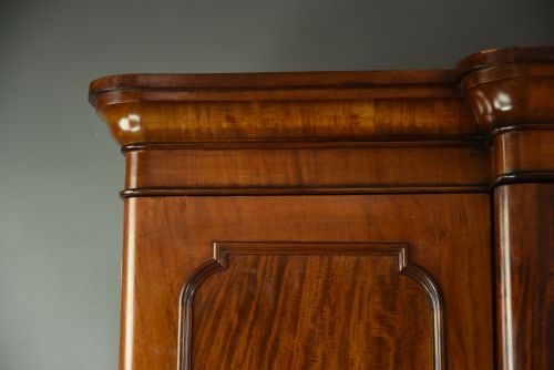 fig 2. Victorian breakfront triple wardrobe