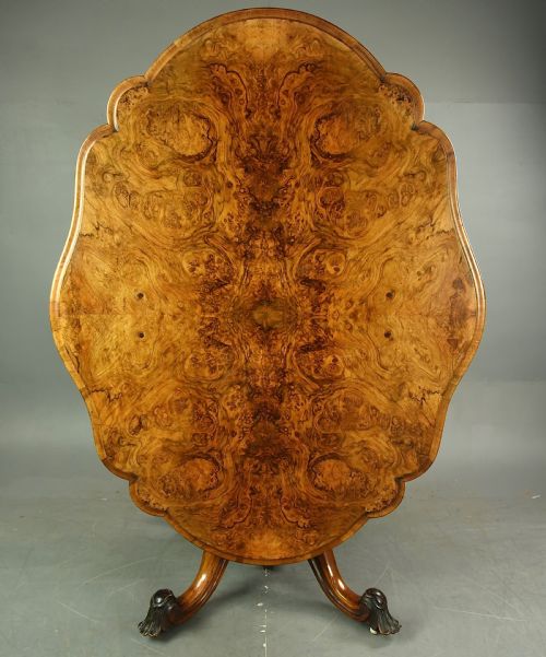 fig 1. Antique Walnut centre table or dining table 