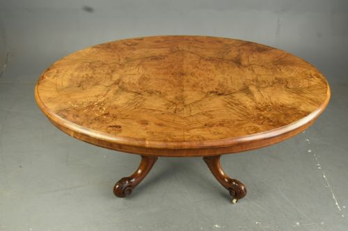 Victorian Burr Walnut Coffee Table