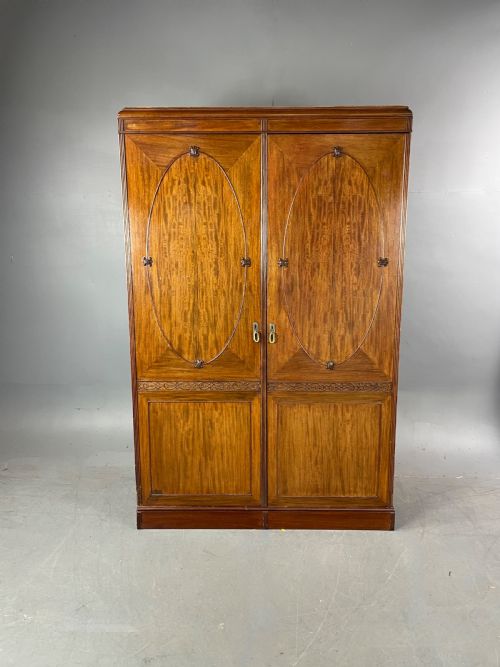 Mahogany Compactom Double Wardrobe