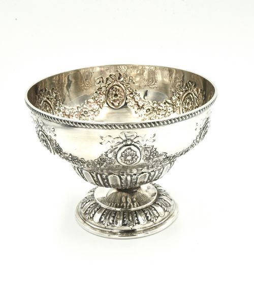 fig 1. antique sterling silver bowl Fruit bowl