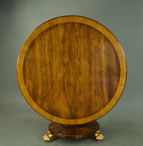 Regency Rosewood Circular Round  Dining Table