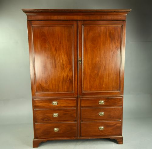 Georgian Mahogany Double Wardrobe Flat Packs