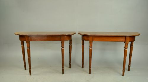 Pair of Regency Mahogany Console Tables