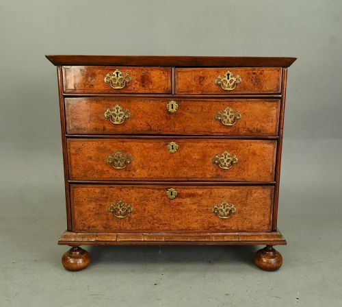 18th Century Burr Walnut Chest of Drawers