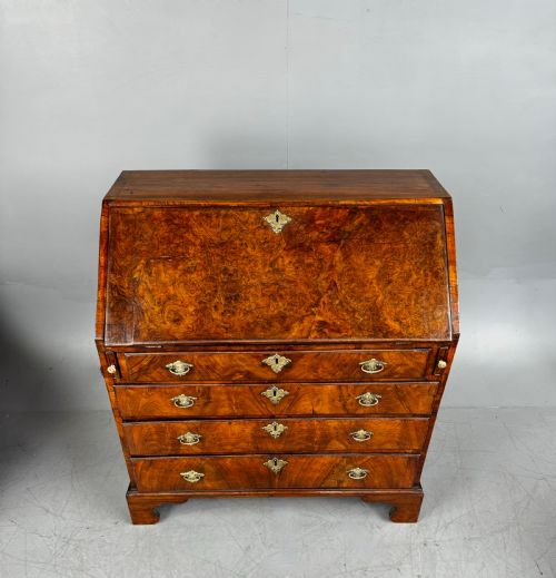 fig 1. Georgian burr walnut bureau