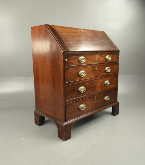 fig 1. Georgian mahogany bureau desk