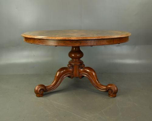 fig 1. Victorian walnut dining table