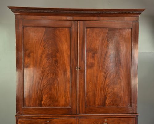 fig 2. Regency mahogany Gentleman's wardrobe