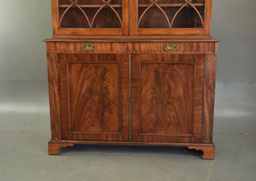 fig 1. Georgian mahogany bookcase