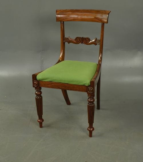 fig 1. Set of six Regency dining chairs