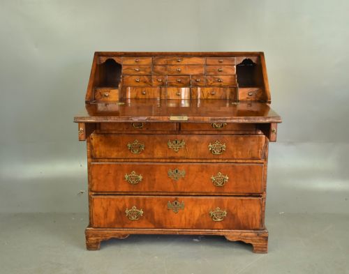fig 1. 18th century walnut bureau