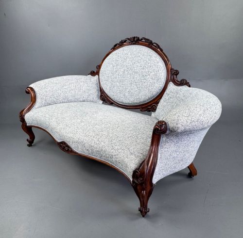 fig 1. Victorian mahogany double ended sofa