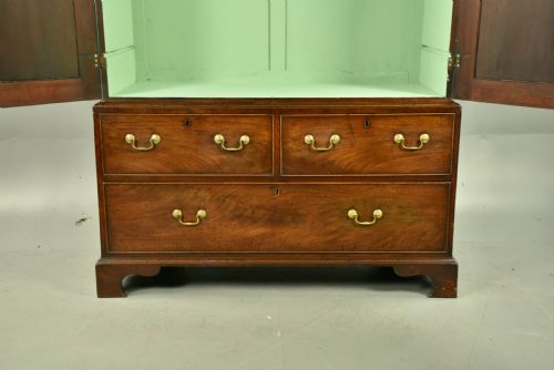 fig 2. Georgian mahogany wardrobe