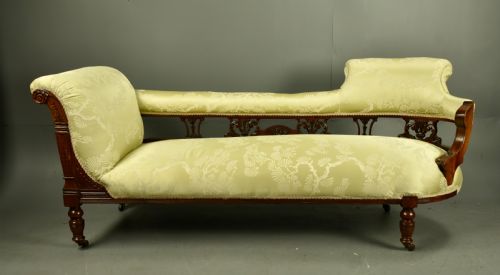 fig 1. Victorian double ended chaise longue