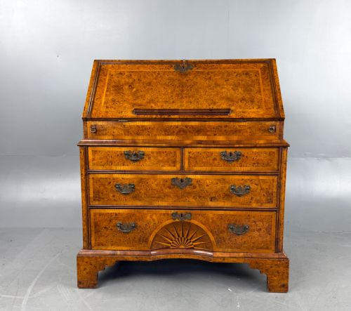 Antique Burr Walnut Bureau