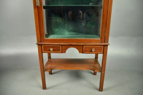 SMALL ANTIQUE DISPLAY CABINET - ADDITIONAL PHOTO 4