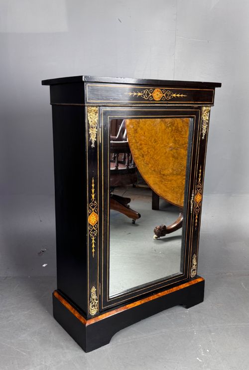 fig 1. Victorian Ebonised Pier Cabinet