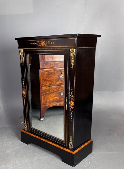 fig 2. Victorian Ebonised Pier Cabinet