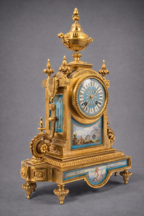 fig 1. French 19th century mantle clock