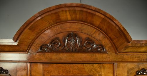 fig 3. Victorian burr walnut triple wardrobe compactom