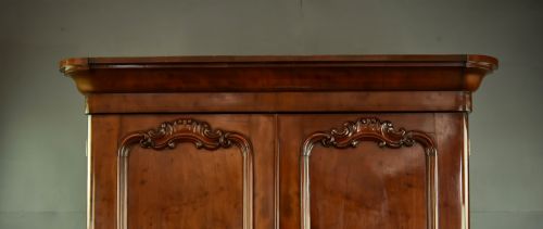 fig 2. Early Victorian Mahogany Double wardrobe Compactum